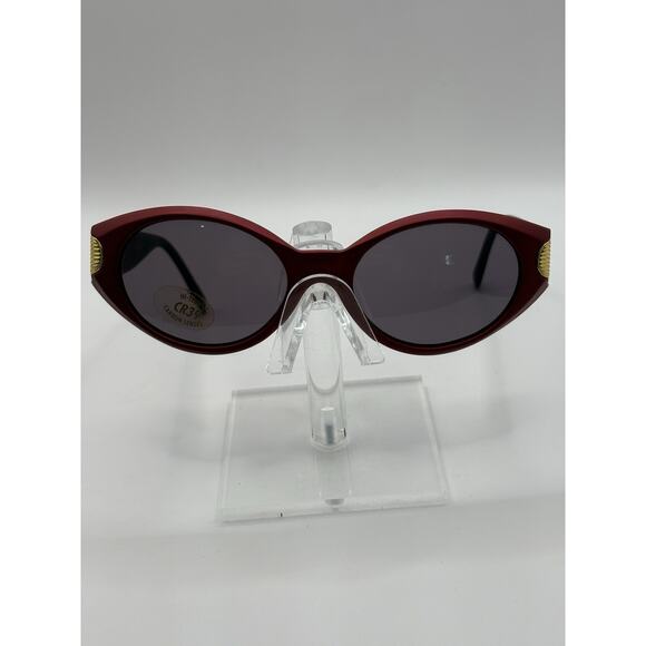Essence 706 Raspberry Oval Sunglasses Red Black Women Made In Italy main image 3